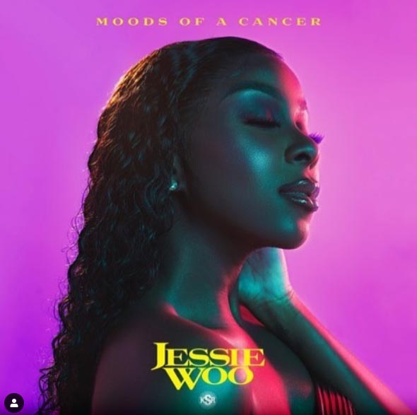 Jessie Woo cover picture for her debut album 'Moods of a Cancer'.